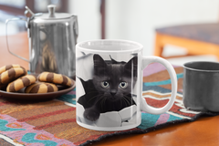 3D Black Cat Mug